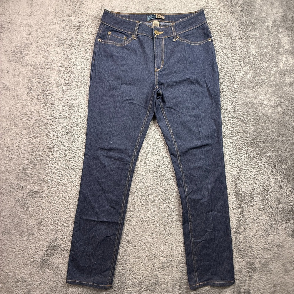 VTG Y2K Beau Jeans Skinny Womens 6 Dark Wash Stretch Denim Raw 30x31